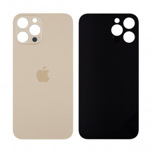 Задняя крышка Apple iPhone 12 Pro Max, большой вырез под камеру, Original PRC, Gold