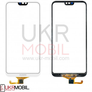 Сенсор (тачскрин) Huawei P20 Lite, Nova 3e (ANE-LX1, ANE-L21), High Quality, White