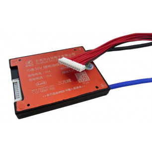 Плата BMS DaLy, Li-ion, 36V, 10S, 30A, (симетрия, влагозащитная, с балансиром)