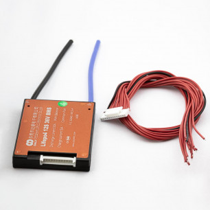 Плата BMS DaLy, LiFePo4, 36V, 12S, 30A, (симетрия, влагозащитная, с балансиром)