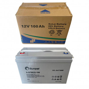 Аккумулятор гелевый (GEL) Sunpal, 100 Ah, 12 V, дата производства: 2023