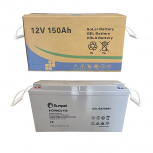 Аккумулятор гелевый (GEL) Sunpal, 150 Ah, 12 V, год производства: 8/2023