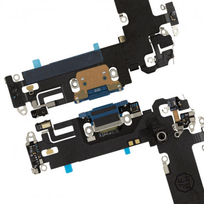 Шлейф Apple iPhone 13, с разъемом зарядки, микрофоном, Original PRC, Blue, фото № 4 - ukr-mobil.com