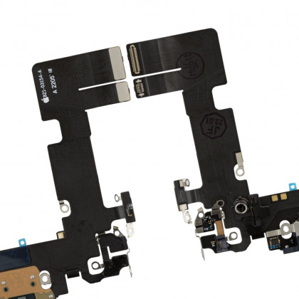Шлейф Apple iPhone 13, с разъемом зарядки, микрофоном, Original PRC, Black, фото № 5 - ukr-mobil.com