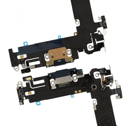Шлейф Apple iPhone 13, с разъемом зарядки, микрофоном, Original PRC, Black, фото № 4 - ukr-mobil.com