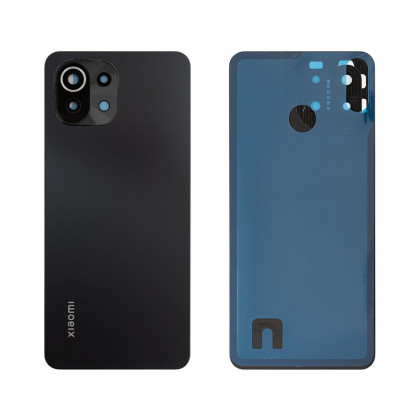 Задняя крышка Xiaomi Mi 11 Lite, со стеклом камеры, Original PRC, Black, фото № 1 - ukr-mobil.com