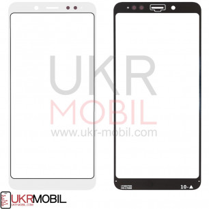 Стекло дисплея Xiaomi Redmi Note 5, Redmi Note 5 Pro, White