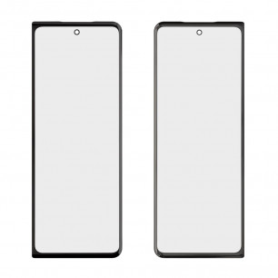 Стекло дисплея Samsung F926 Galaxy Fold 3, (Переднего), с пленкой OCA, Original, Black