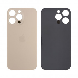 Задняя крышка Apple iPhone 14 Pro Max, большой вырез под камеру, Original, Gold