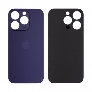 Задняя крышка Apple iPhone 14 Pro, большой вырез под камеру, Original, Deep Purple