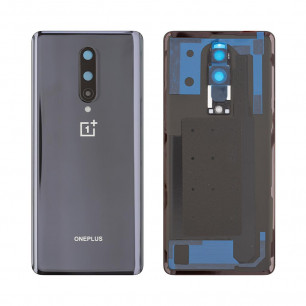 Задняя крышка OnePlus 8 (IN2013, IN2017, IN2010, IN2019), со стеклом камеры, Original, Onyx Black