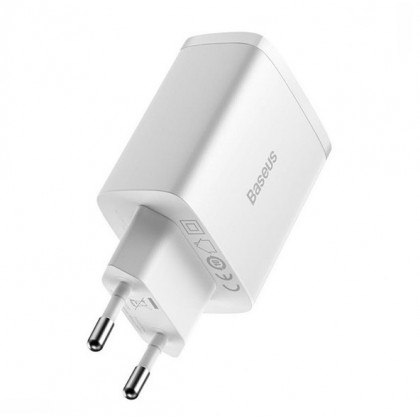 Сетевое зарядное устройство Baseus Compact Charger (CCXJ020102), 17W, 3xUSB-A, White, фото № 5 - ukr-mobil.com