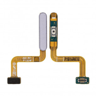 Шлейф Samsung A225 Galaxy A22, со сканером отпечатка пальца, кнопка включения, Original, Purple