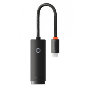 Адаптер Type-C Baseus AirJoy RJ45 LAN Port (WKQX000201), RJ45 (LAN), Black