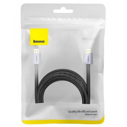 Кабель Baseus High Definition Series (WKGQ020401), HDMI to HDMI, 4K 60Hz, 5m, Black, фото № 3 - ukr-mobil.com