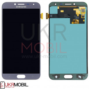 Дисплей Samsung J400 Galaxy J4 2018, с тачскрином, OLED, Silver (Lavenda)