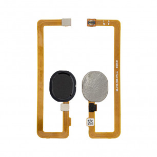 Шлейф Samsung A107 Galaxy A10s, со сканером отпечатка пальца, Black
