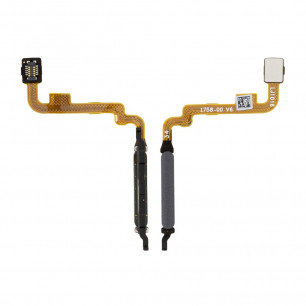 Шлейф Xiaomi Redmi Note 10, Redmi Note 10s, со сканером отпечатка пальца, Original, Black