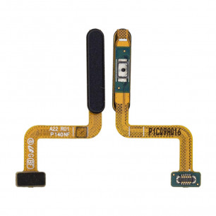 Шлейф Samsung A225 Galaxy A22, со сканером отпечатка пальца, кнопка включения, Original, Black
