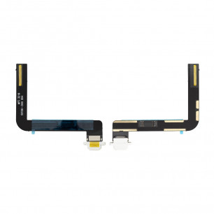 Шлейф Apple iPad 10.2 2019 (A2197, A2198, A2200), iPad 10.2 2020 (A2270, A2428, A2429), iPad 10.2 2021, коннектор зарядки, White