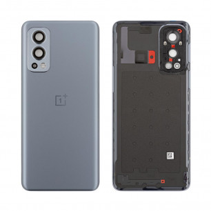 Задняя крышка OnePlus Nord 2 (DN2103, DN2101), со стеклом камеры, Original, Gray Sierra