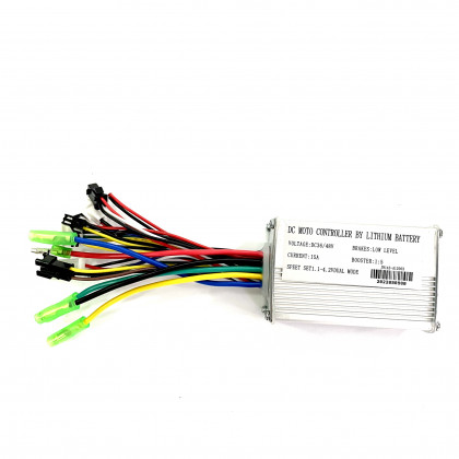 Комплект с контроллером и LCD дисплеем 36V-48V 15A 350W, фото № 3 - ukr-mobil.com