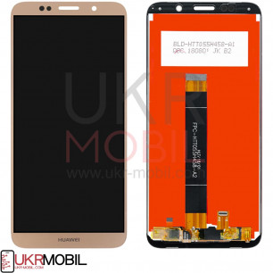 Дисплей Huawei Y5 2018 (DRA-L21), Y5 Prime 2018 (DRA-L22), Honor 7A (DUA-L22), Honor 7S, Honor 7 Play, с тачскрином, High Quality, Gold