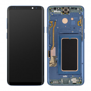 Дисплей Samsung G965 Galaxy S9 Plus, с тачскрином, рамкой, OLED, Blue