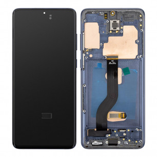 Дисплей Samsung G985 Galaxy S20 Plus, с тачскрином, рамкой, OLED, Blue