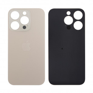 Задняя крышка Apple iPhone 14 Pro, большой вырез под камеру, High Quality, Gold