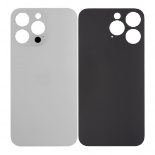 Задняя крышка Apple iPhone 14 Pro Max, большой вырез под камеру, High Quality, White