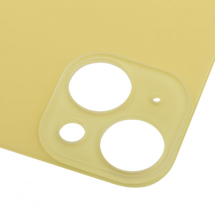 Задняя крышка Apple iPhone 14, большой вырез под камеру, High Quality, Yellow, фото № 2 - ukr-mobil.com
