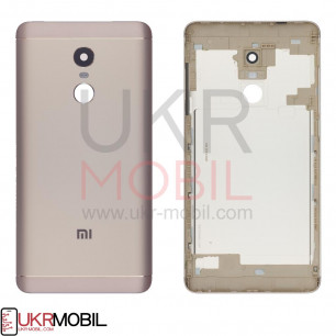 Задняя крышка Xiaomi Redmi Note 4 Global, Redmi Note 4X Snapdragon, High Quality, Gold