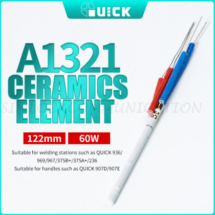 Нагревательный элемент Quick A1321, для паяльной станции Quick 936, Quick 236, керамический, фото № 2 - ukr-mobil.com