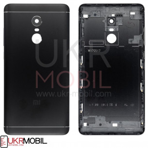 Задняя крышка Xiaomi Redmi Note 4 Global, Redmi Note 4X Snapdragon, High Quality, Black