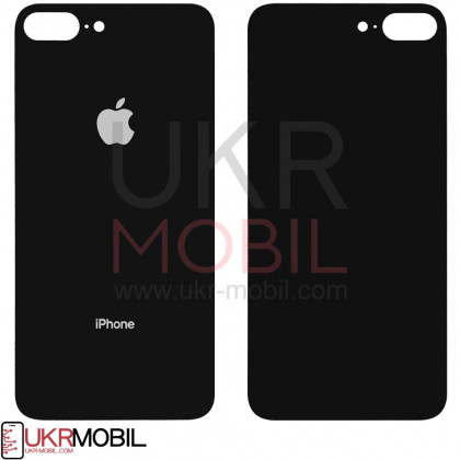 Задняя крышка Apple iPhone 8 Plus, большой вырез под камеру, Black, фото № 2 - ukr-mobil.com