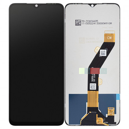 Дисплей Tecno Spark Go 2023 (BF7), Pop 7 (BF6), Spark 10 (Ki5q), с тачскрином, Original, Black, фото № 1 - ukr-mobil.com