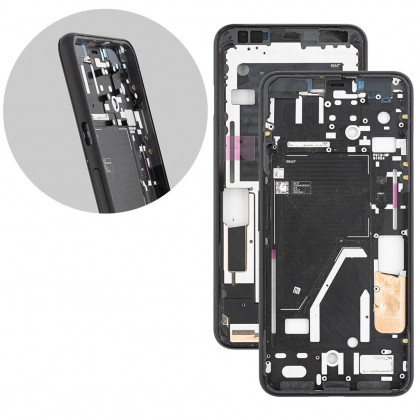 Рамка дисплея Google Pixel 4 XL, Black, фото № 1 - ukr-mobil.com