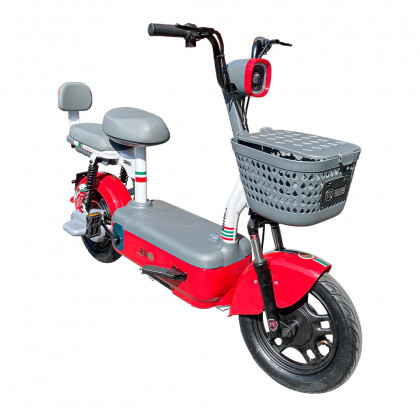 Электроскутер MIMA, 350W, Red, фото № 1 - ukr-mobil.com