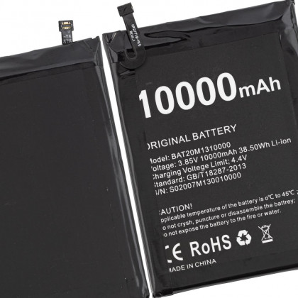 Аккумулятор Doogee S88 Pro, S88 Plus, BAT20M1310000, (10000 mAh), Original, фото № 2 - ukr-mobil.com