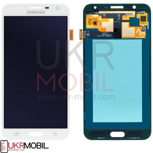 Дисплей Samsung J701 Galaxy J7 Neo, с тачскрином, OLED, White