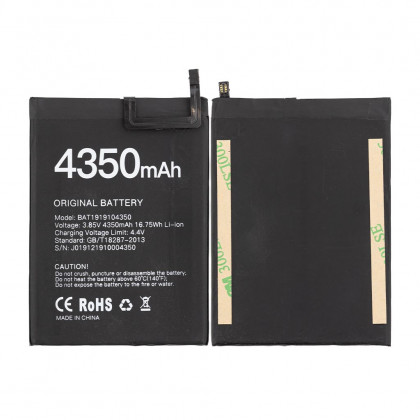 Аккумулятор Doogee X95, BAT1919104350, (4350 mAh), Original, фото № 1 - ukr-mobil.com