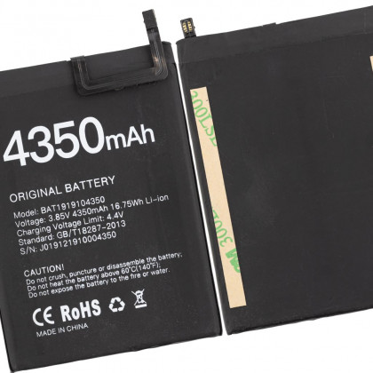 Аккумулятор Doogee X95, BAT1919104350, (4350 mAh), Original, фото № 2 - ukr-mobil.com