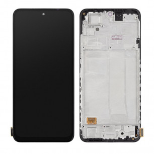 Дисплей Xiaomi Redmi Note 11, с тачскрином, с рамкой, OLED, Black