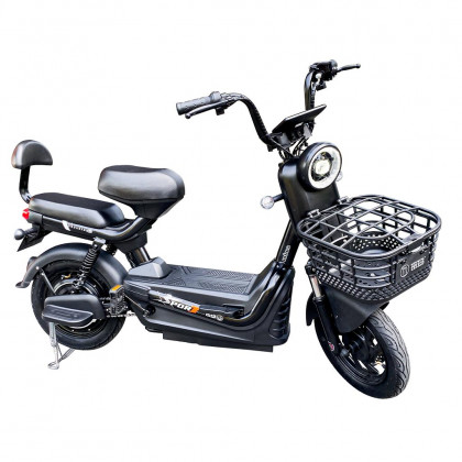 Электроскутер MIMA 500W, Black, фото № 1 - ukr-mobil.com