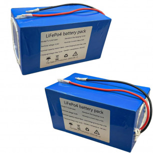 Аккумулятор 14 Ah / 179 Wh, 12V, на основе елементов 32700 LiFePo4, размер: 75 x 140 x 80 mm