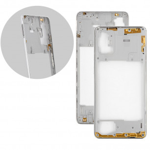 Средняя часть корпуса Samsung A715 Galaxy A71, Silver