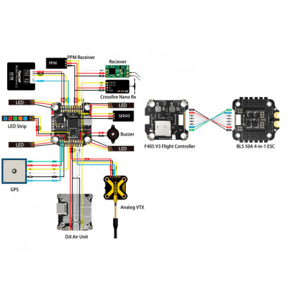 Полетный стек SpeedyBee F4V3-50-Stack, FC: SB-F405-V3, ESC: SB-BLS-50A, фото № 2 - ukr-mobil.com