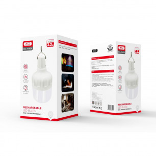 Лампа светодиодная XO-YH04, с аккумулятором 18650 на 1200 mAh, micro USB