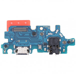 Шлейф Samsung A135, A137 Galaxy A13, с разъемом зарядки, гарнитуры, микрофоном, Original PRC